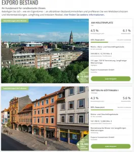 Exporo Bestnad meine neusten Investitionen