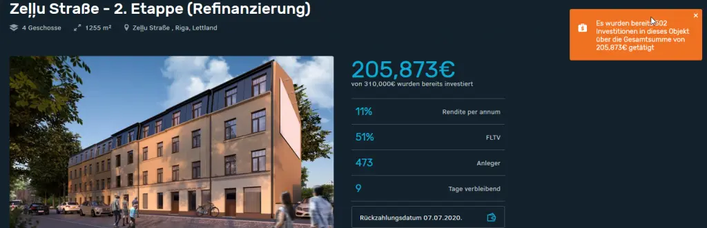 P2P Kredite Report 2019 Portfolio Report Bulkestate 2019 10 29 15 04 24 Window