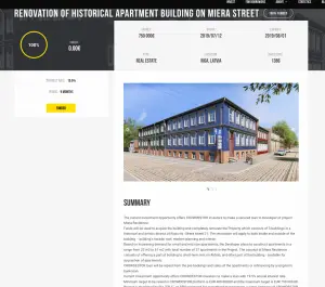 Crowdestors Miera Street Projekt 