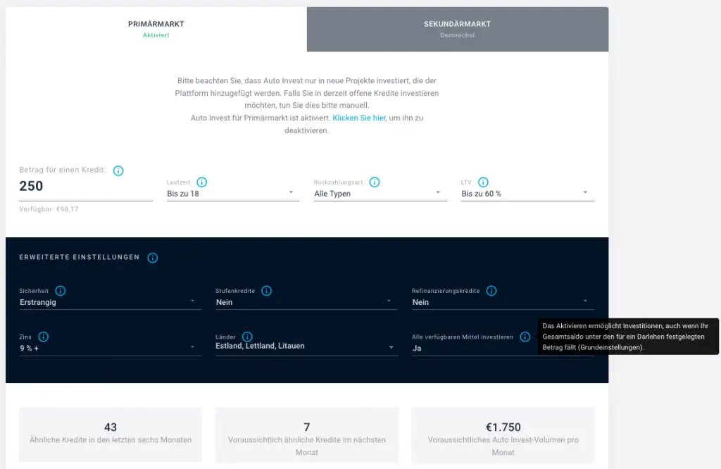 Estateguru Stages verhindern