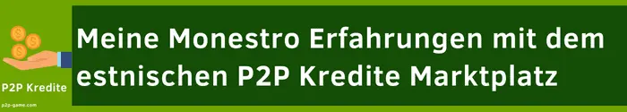 Meine Monestro Erfahrungen & Rendite