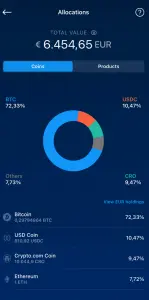 Crypto.com Cashback Visa Card App