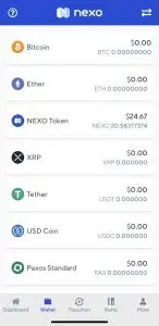 Krypto Lending mit Nexo