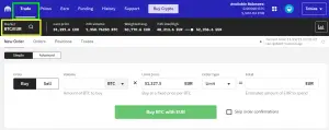 Krypto Exchange Bison, Bittrex, Bitvavo, Crypto.com, Grundlagen, Kraken, Kryptos & Lending, Nexo Anleitung Kraken Trade