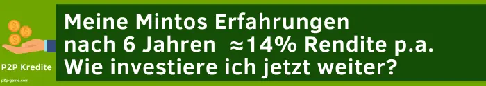 Meine Mintos Erfahrungen