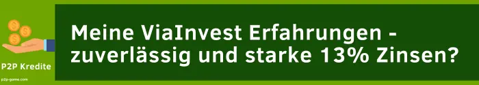 ViaInvest Erfahrungen
