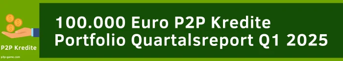 P2P Kredite quartalsreport 2025